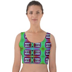 Corridor Nightmare Velvet Crop Top by ScottFreeArt