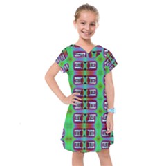 Corridor Nightmare Kids  Drop Waist Dress by ScottFreeArt