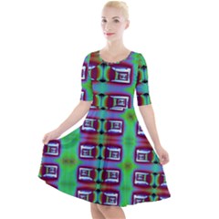 Corridor Nightmare Quarter Sleeve A-line Dress by ScottFreeArt