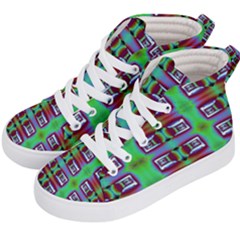 Corridor Nightmare Kids  Hi-top Skate Sneakers by ScottFreeArt