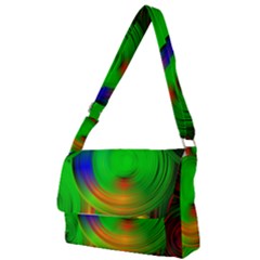 Pebbles In A Rainbow Pond Full Print Messenger Bag (s) by ScottFreeArt