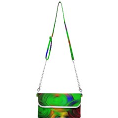 Pebbles In A Rainbow Pond Mini Crossbody Handbag by ScottFreeArt