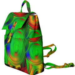 Pebbles In A Rainbow Pond Buckle Everyday Backpack by ScottFreeArt