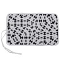 Black And White Ethnic Print Pen Storage Case (M) View1