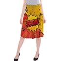 Explosion Boom Pop Art Style Midi Beach Skirt View1