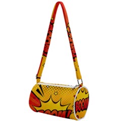 Explosion Boom Pop Art Style Mini Cylinder Bag