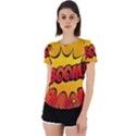 Explosion Boom Pop Art Style Back Cut Out Sport Tee View1