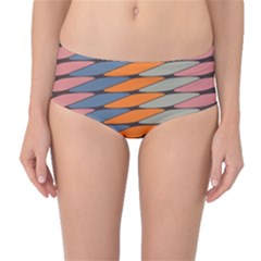 Zappwaits Pattern Mid-waist Bikini Bottoms by zappwaits