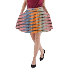 Zappwaits Pattern A-line Pocket Skirt by zappwaits