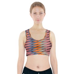 Zappwaits Pattern Sports Bra With Pocket by zappwaits