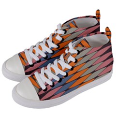 Zappwaits Pattern Women s Mid-top Canvas Sneakers by zappwaits