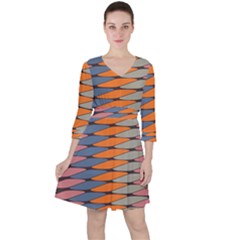 Zappwaits Pattern Ruffle Dress by zappwaits