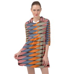 Zappwaits Pattern Mini Skater Shirt Dress by zappwaits