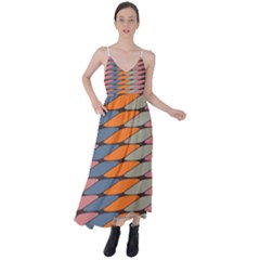 Zappwaits Pattern Tie Back Maxi Dress by zappwaits