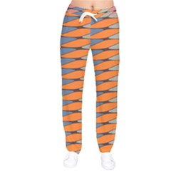 Zappwaits Pattern Women Velvet Drawstring Pants by zappwaits