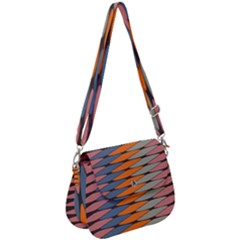 Zappwaits Pattern Saddle Handbag by zappwaits