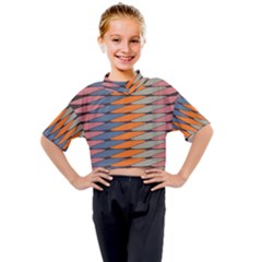 Zappwaits Pattern Kids Mock Neck Tee