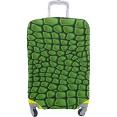 Seamless Pattern Crocodile Leather Luggage Cover (large)