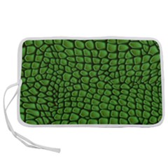 Seamless Pattern Crocodile Leather Pen Storage Case (s) by Amaryn4rt