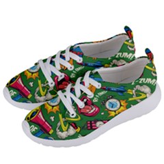 Pop Art Colorful Seamless Pattern Women s Lightweight Sports Shoes by Amaryn4rt