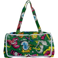 Pop Art Colorful Seamless Pattern Multi Function Bag by Amaryn4rt