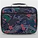 Japanese Wave Koi Illustration Seamless Pattern Full Print Lunch Bag View1