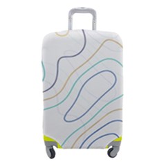 Abstract Colorful Topographic Map Design Vector Luggage Cover (small) by Amaryn4rt