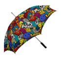 Graffiti Characters Seamless Pattern Straight Umbrellas View2