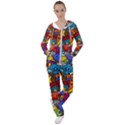 Graffiti Characters Seamless Pattern Women s Tracksuit View1