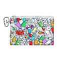 Graffit Characters Seamless Pattern Art Canvas Cosmetic Bag (Medium) View1