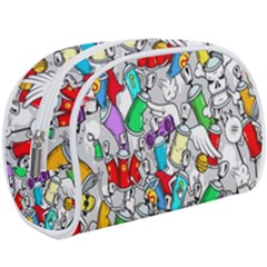 Graffit Characters Seamless Pattern Art Makeup Case (large) by Amaryn4rt