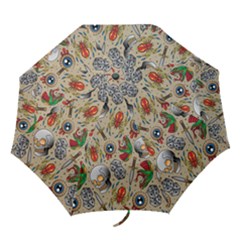 Tattoo Pattern Folding Umbrellas by Amaryn4rt