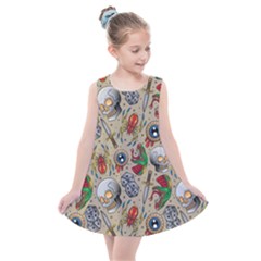 Tattoo Pattern Kids  Summer Dress by Amaryn4rt