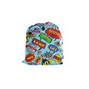 Comic Bubbles Seamless Pattern Drawstring Pouch (Small) View1