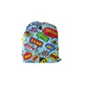 Comic Bubbles Seamless Pattern Drawstring Pouch (Small) View2