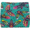 Vintage Colorful Insects seamless Pattern Seat Cushion View1