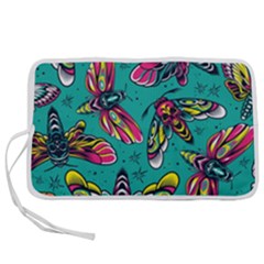 Vintage Colorful Insects Seamless Pattern Pen Storage Case (s) by Amaryn4rt