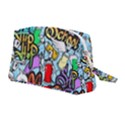 Graffiti Characters Seamless Pattern Wristlet Pouch Bag (Medium) View2