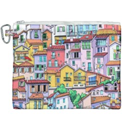 Menton Old Town France Canvas Cosmetic Bag (xxxl) by Amaryn4rt