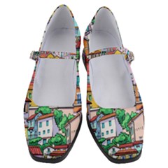 Menton Old Town France Women s Mary Jane Shoes by Amaryn4rt