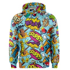 Comic Elements Colorful Seamless Pattern Men s Core Hoodie