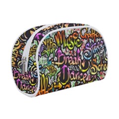 Graffiti Word Seamless Pattern Makeup Case (small) by Amaryn4rt