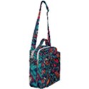 Vintage Tattoos Colorful Seamless Pattern Crossbody Day Bag View2