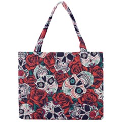 Vintage Day Dead Seamless Pattern Mini Tote Bag