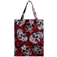 Vintage Day Dead Seamless Pattern Zipper Classic Tote Bag