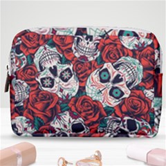 Vintage Day Dead Seamless Pattern Make Up Pouch (medium)