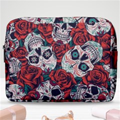 Vintage Day Dead Seamless Pattern Make Up Pouch (large) by Amaryn4rt