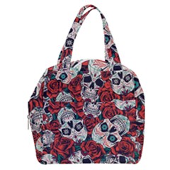 Vintage Day Dead Seamless Pattern Boxy Hand Bag