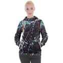 Abstract Colorful Texture Women s Hooded Pullover View1