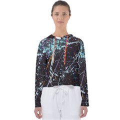 Abstract Colorful Texture Women s Slouchy Sweat